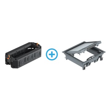 BETTERMANN - Floor box for double floors 12 modules (6 devices 45x45)