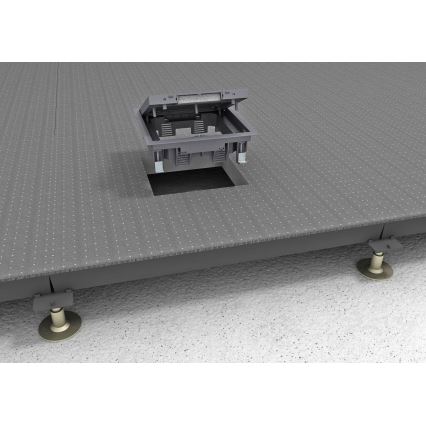 BETTERMANN - Floor box for double floors 12 modules (6 devices 45x45)