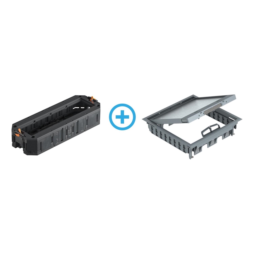 BETTERMANN - Floor box for double floors 24 modules (12 devices 45x45)