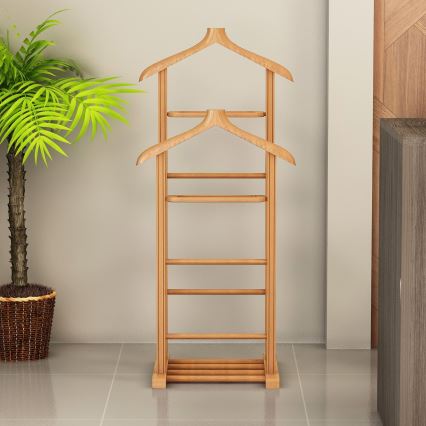BIBI Freestanding Coat Rack, 33 x 120 x 46 cm, Brown