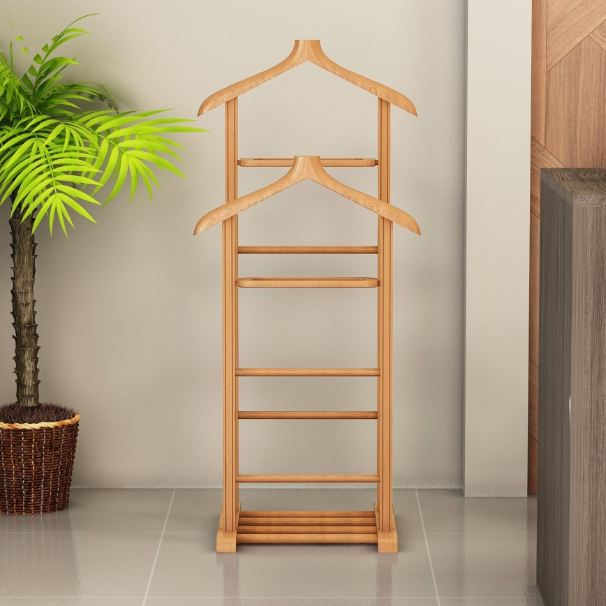 BIBI Freestanding Coat Rack, 33 x 120 x 46 cm, Brown