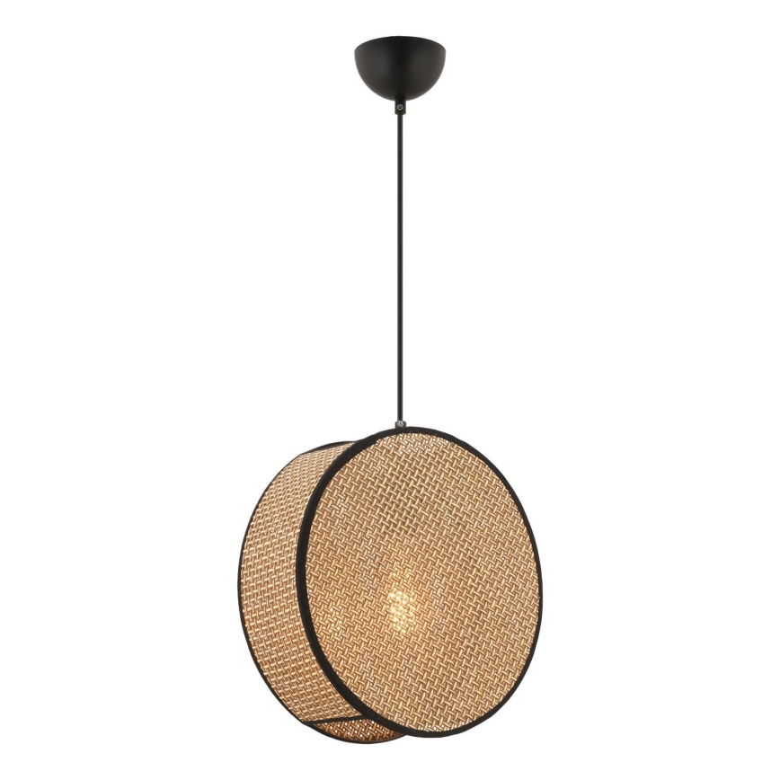 BIG DRUM Cable Pendant Lamp 1xE27/60W/230V Brown/Black