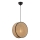 BIG DRUM Cable Pendant Lamp 1xE27/60W/230V Brown/Black