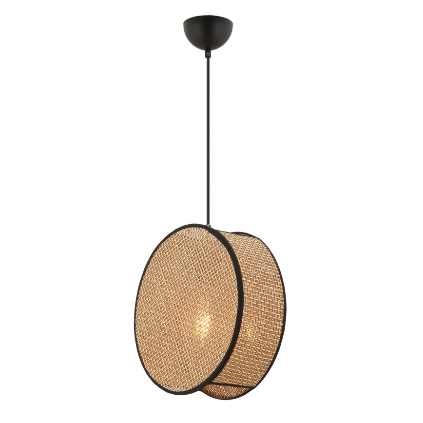 BIG DRUM Cable Pendant Lamp 1xE27/60W/230V Brown/Black