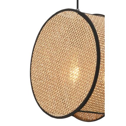 BIG DRUM Cable Pendant Lamp 1xE27/60W/230V Brown/Black