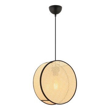 BIG DRUM cable pendant light 1xE27/60W/230V beige/black