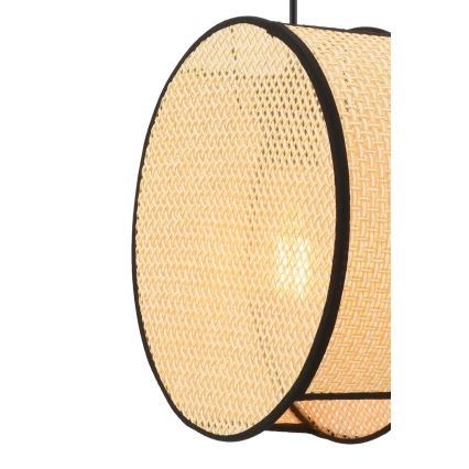 BIG DRUM cable pendant light 1xE27/60W/230V beige/black