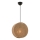BIG DRUM cable pendant light 1xE27/60W/230V brown