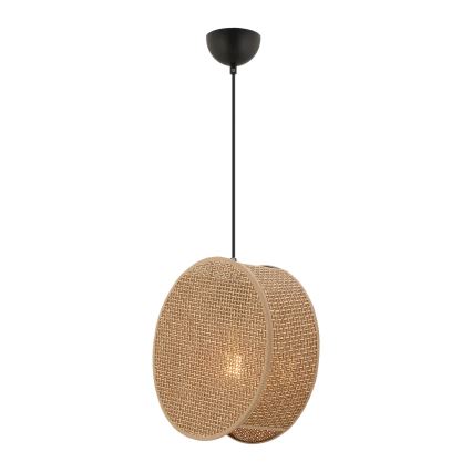 BIG DRUM cable pendant light 1xE27/60W/230V brown