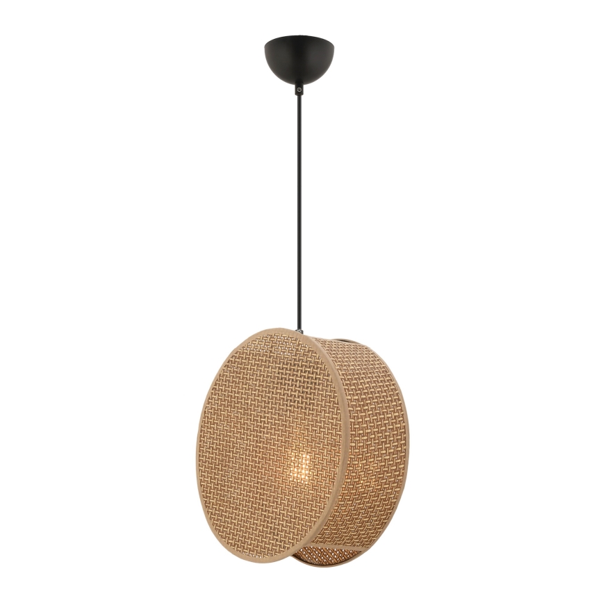 BIG DRUM cable pendant light 1xE27/60W/230V brown