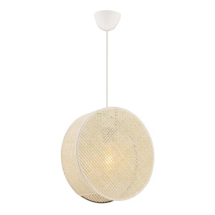 BIG DRUM Cable Pendant Light 1xE27/60W/230V, Cream
