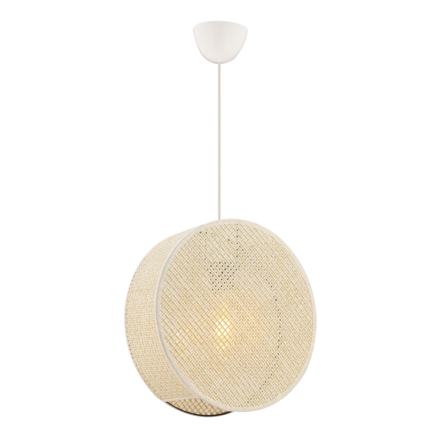 BIG DRUM Cable Pendant Light 1xE27/60W/230V, Cream
