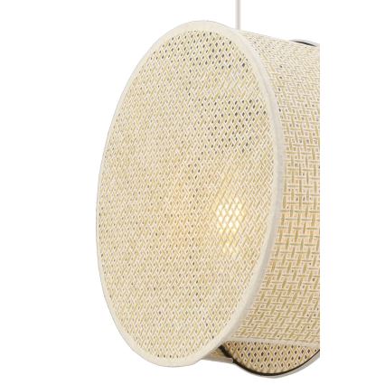 BIG DRUM Cable Pendant Light 1xE27/60W/230V, Cream