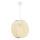 BIG DRUM Cord Pendant Light 1×E27/60W/230V — Cream