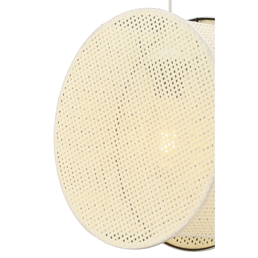 BIG DRUM Cord Pendant Light 1×E27/60W/230V — Cream