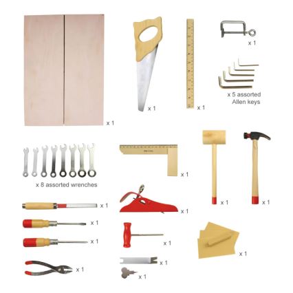 Bigjigs Toys - Case with tools Junior