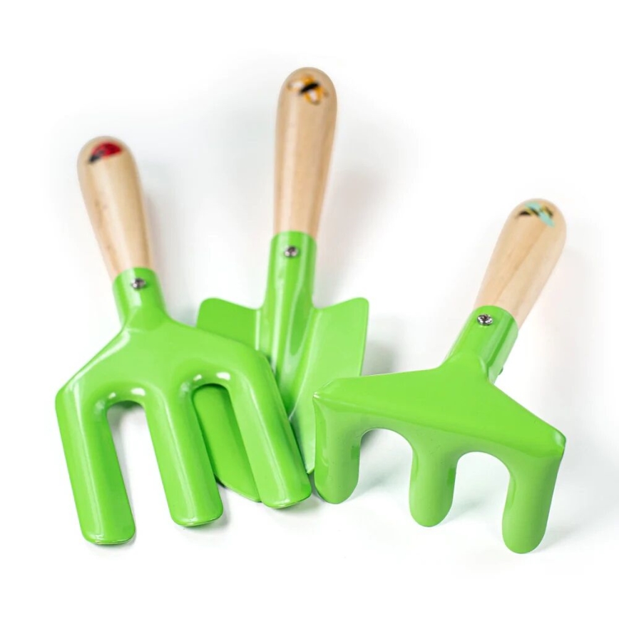Bigjigs Toys - Gardening set in a crate