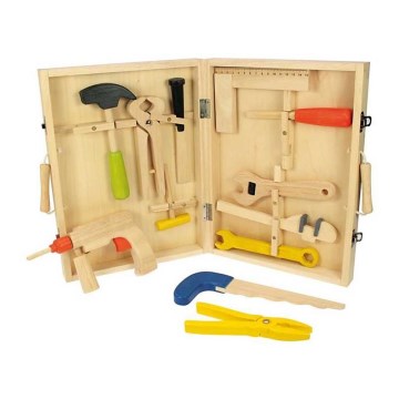 Bigjigs Toys - Wooden case with tools