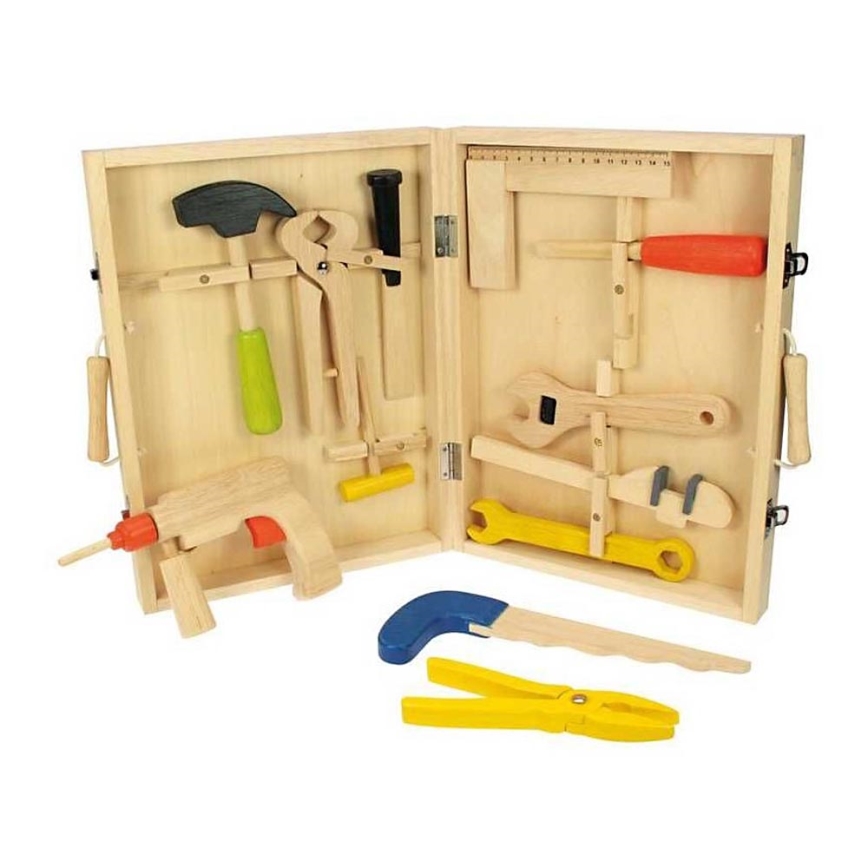 Bigjigs Toys - Wooden case with tools