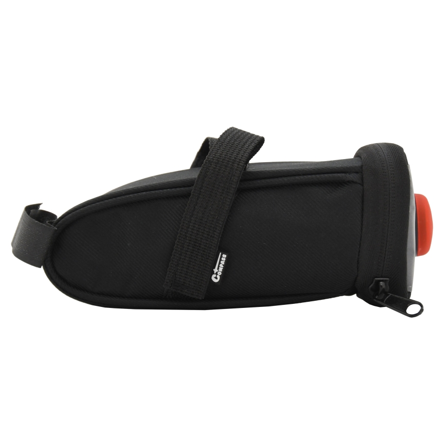 Bike bag for under the saddle 0,5 l with rear LED light