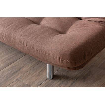 BINA Two-Seater Sofa Bed, Light Brown