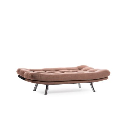 BINA Two-Seater Sofa Bed, Light Brown