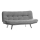 BINA two-seater sofa bed, light grey