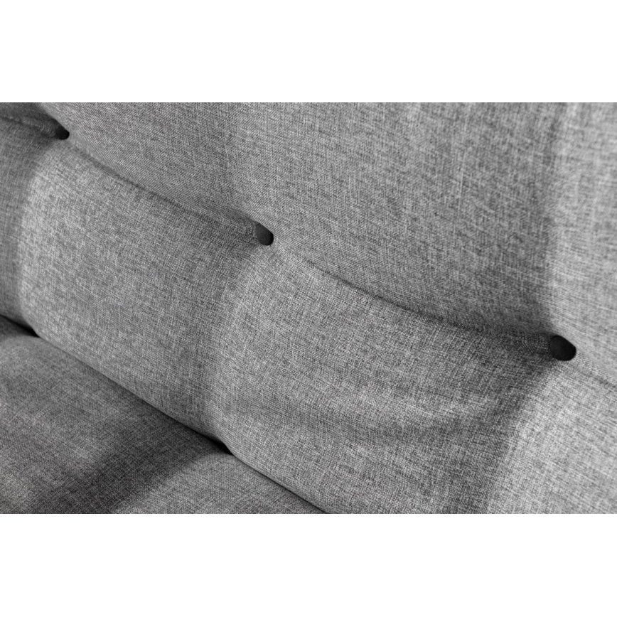 BINA two-seater sofa bed, light grey