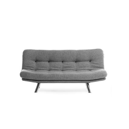 BINA two-seater sofa bed, light grey