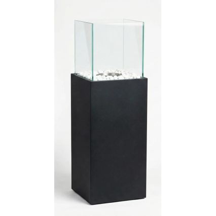 Bioethanol fireplace ALICANTE 26,5x80,5 cm 2kW black