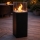 Bioethanol fireplace ALICANTE 26,5x80,5 cm 2kW black + protective cover