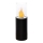 Bioethanol fireplace ROMA 26.5 x 80.5 cm 2 kW black + protective cover