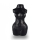 Black Ceramic Vase, 30 cm