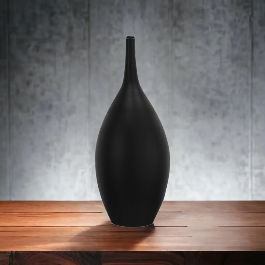Black Ceramic Vase 47 cm