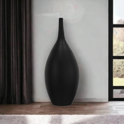 Black Ceramic Vase 47 cm