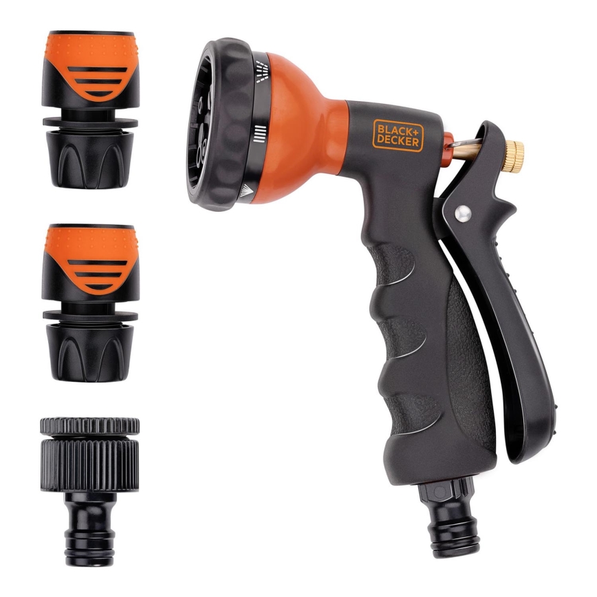 BLACK+DECKER - Irrigation gun with 3 connectors