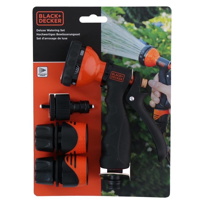 BLACK+DECKER - Irrigation gun with 3 connectors