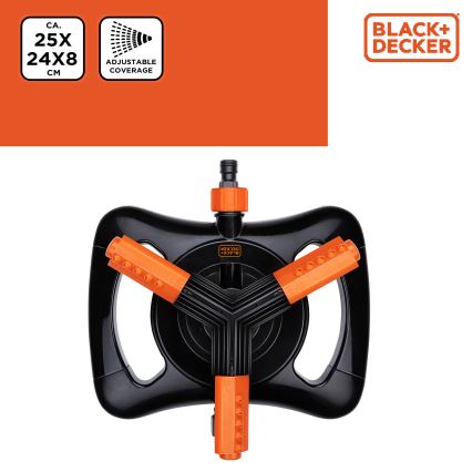 BLACK+DECKER - Three-arm circular irrigator