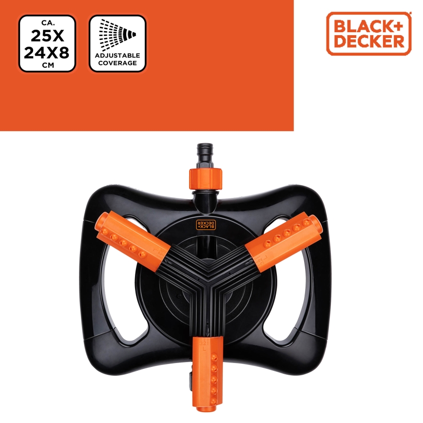 BLACK+DECKER - Three-arm circular irrigator