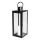 Black Decorative Lantern, 38 cm