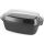 Black roasting pan with lid, 32 x 20 x 11 cm