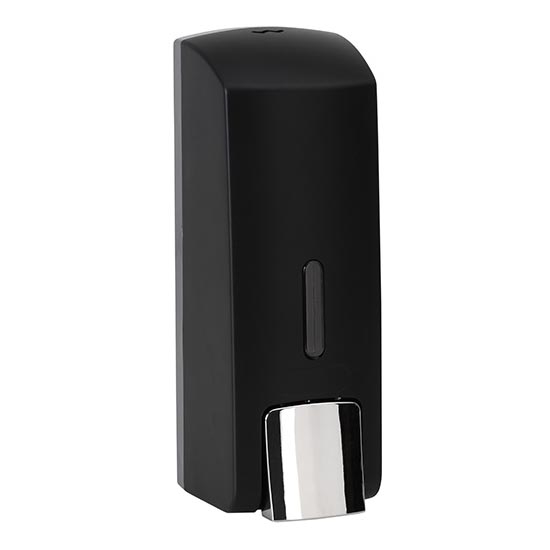 Black soap dispenser 6,5x18,5 cm