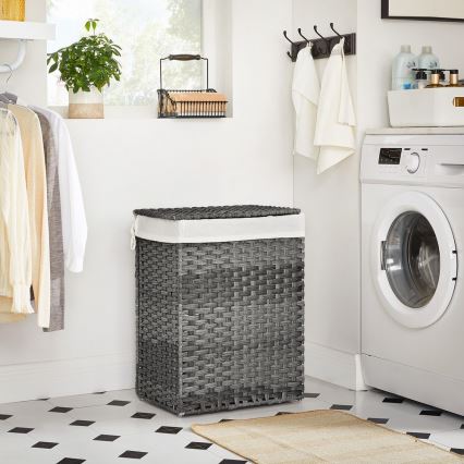 BLAINE Laundry Hamper, Gray