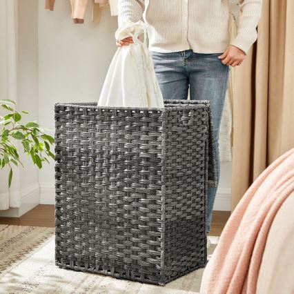 BLAINE Laundry Hamper, Gray