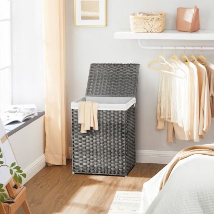 BLAINE Laundry Hamper, Gray