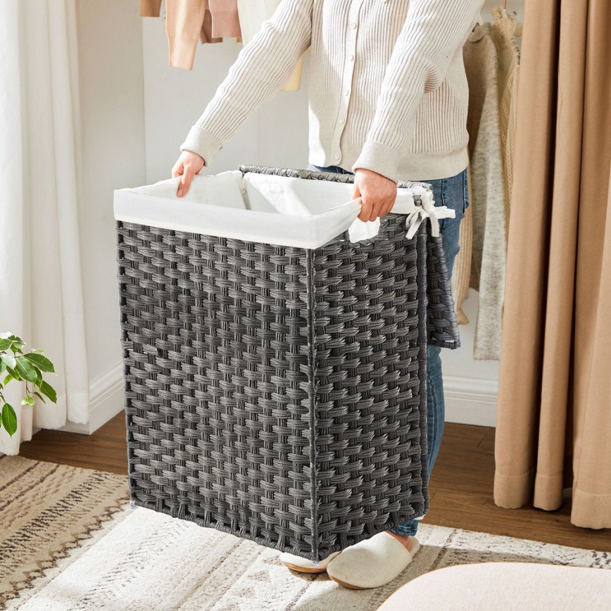 BLAINE Laundry Hamper – Grey