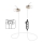 Bluetooth earphones with microphone and MicroSD player white/golden