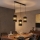 BOGART cable pendant lamp 3xE27/15W/230V black/gold