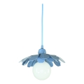 Bohemia-Design - Cable-Hung Pendant Light 1xE27/60W/230V, Blue
