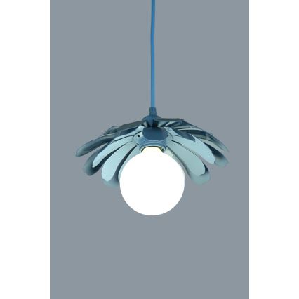 Bohemia-Design - Cable-hung pendant light 1xE27/60W/230V Blue